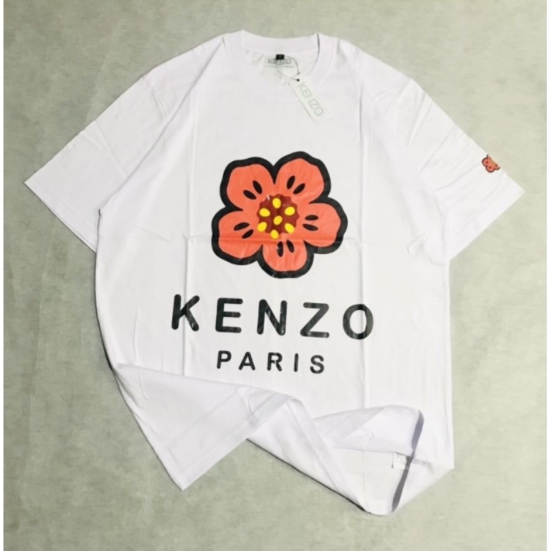 Kaos Kenzo Flowers / Kaos Lengan Pendek / T-shirt pria wanita