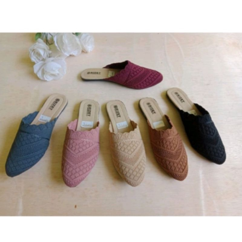 Sandal Slop Rajut/Sepatu Sandal Rajut
