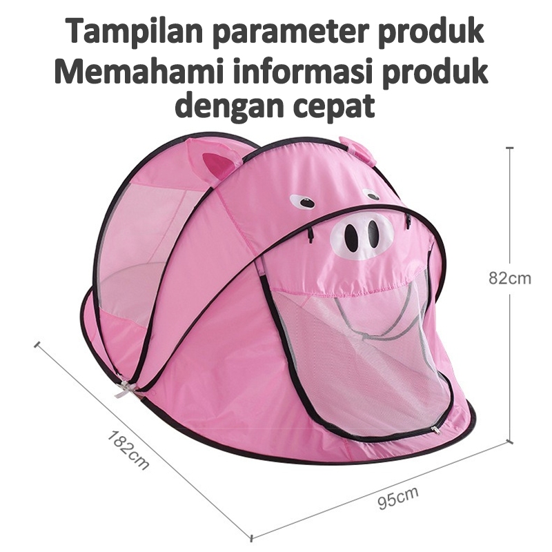 TERBARU Tenda Anak/Tenda Camping Anak Lipat Mainan/Tenda Anak Karakter /TENDA CAMPING ANAK LIPAT/