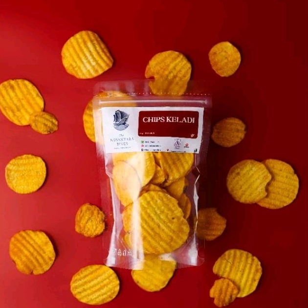 

Chips Keladi Bergerigi Original/Asin/Manis