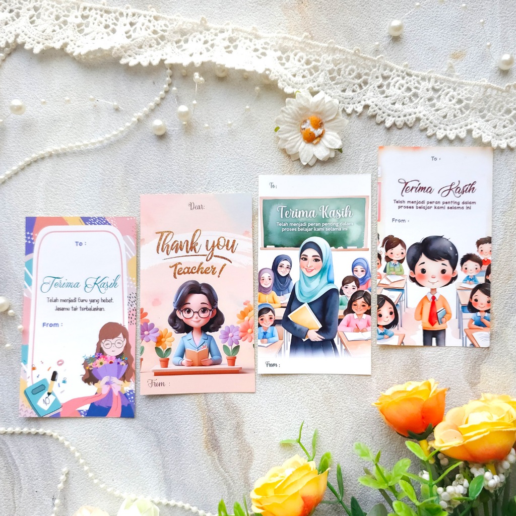 

Sticker Thank You Teacher Terima Kasih Guru READY STOK