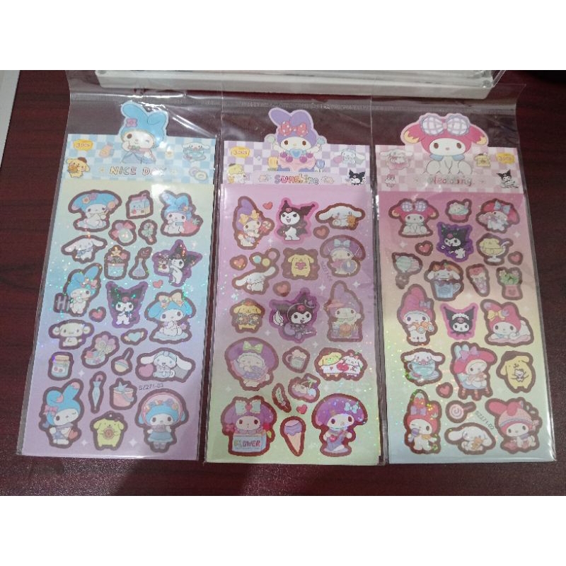 

Stiker hologram sanrio