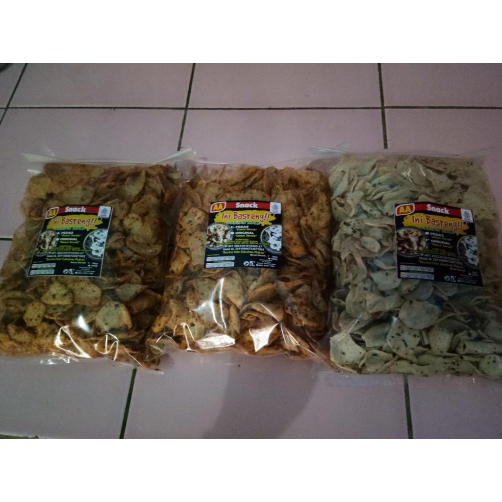 

BASRENG PEDAS DAUN JERUK TIPIS RENYAH 500 GR
