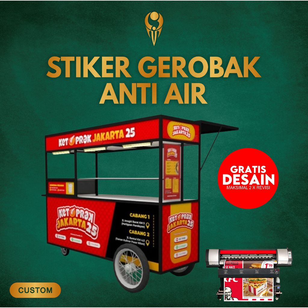 

STIKER GEROBAK ANTI AIR - SOLDIMPRO