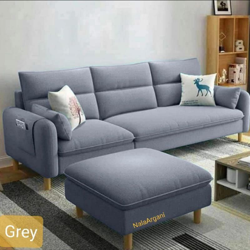 SOFA L PUTUS SOFA DUDUK MINIMALIS SOFA BED ELEGAN SOFA L SUDUT MODERN.KURSI TAMU SOFA TAMU KURSI PRE