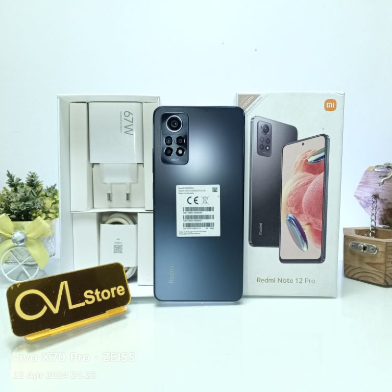 HP SECOND MURAH XIAOMI REDMI NOTE 12 PRO RAM 6/128 GB GARANSI RESMI
