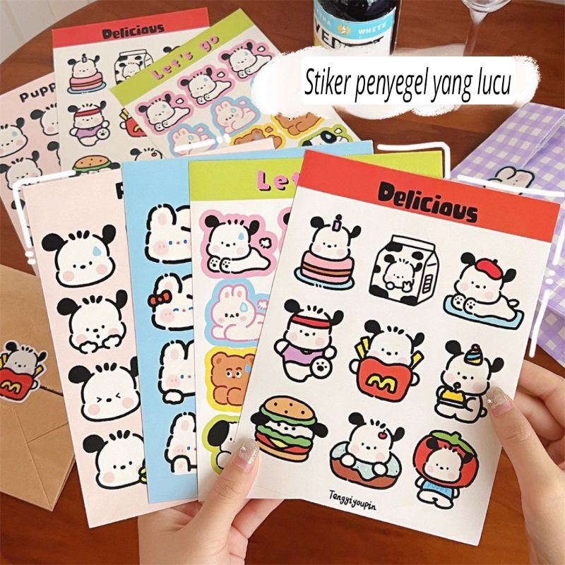 

STIKER SEGEL DESAIN LUCU / STIKER KARAKTER ANIMAL LUCU ISI 12 STK- Kawaii