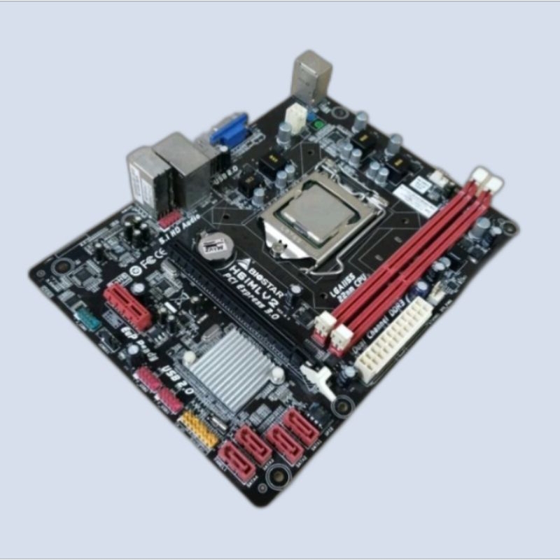 Motherboard Biostar H61MLV2 Plus Prosesor Gen 2 G2030