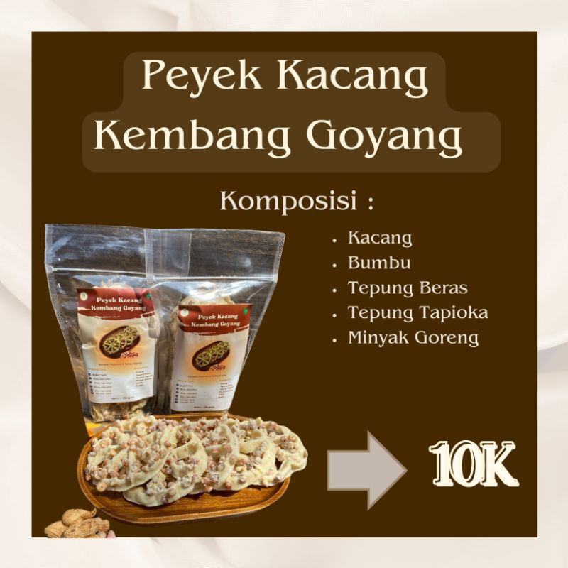 

PEYEK KACANG KEMBANG GOYANG