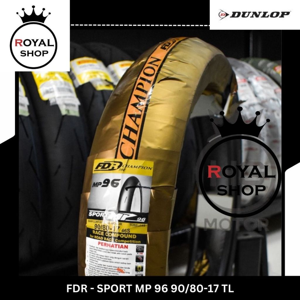 BAN FDR SPORT MP96 MP-96 908017 90/80-17 SOFT COMPOUND RACING TUBELESS