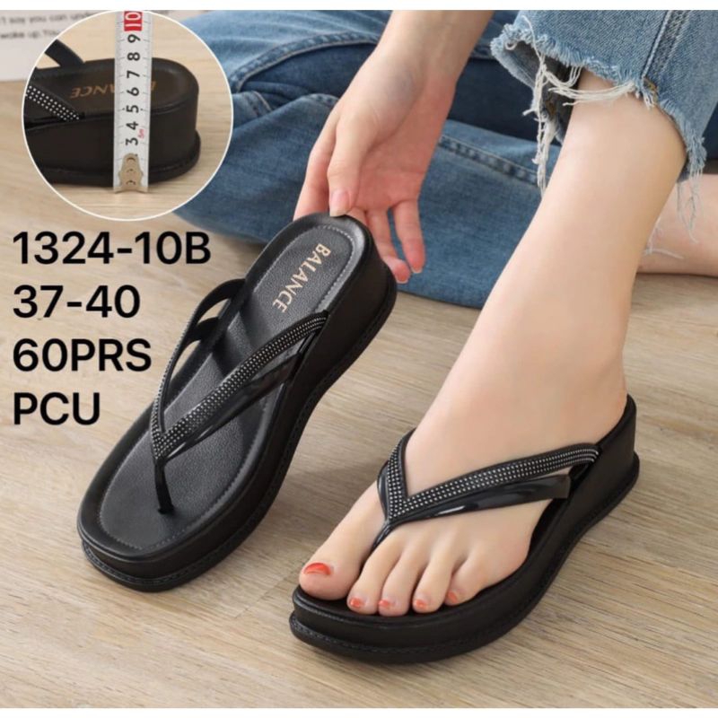 Balance 1324-10B Sandal Jepit Karet Wanita/Perempuan Ukuran 37-40