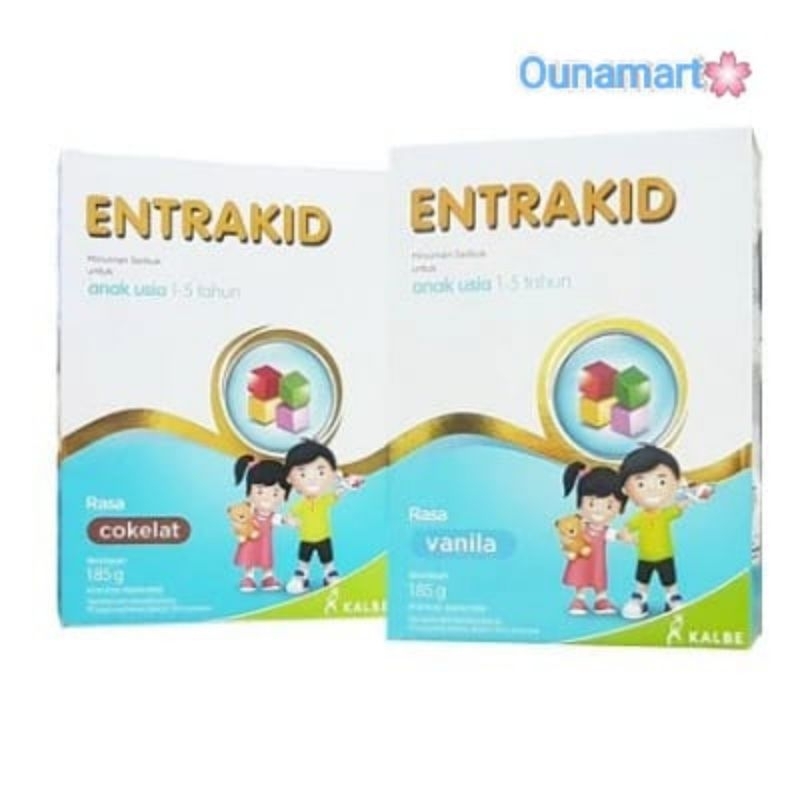 

ENTRAKID COKLAT / VANILLA 185 GR SUSU NUTRISI ANAK