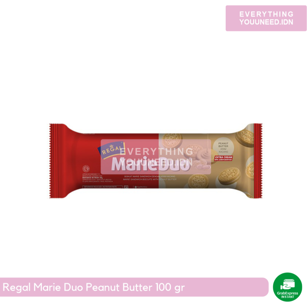 

Regal Marie Duo Peanut Butter 100 g