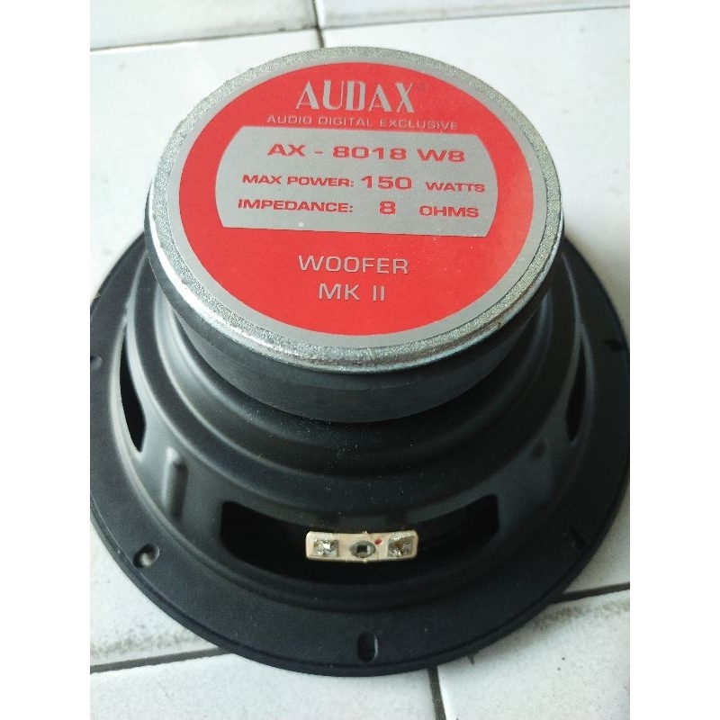 Speaker audax  Pasif 8" AX-8020 speaker 8 inch audax  WDC8 4 Layer Coil Woofer