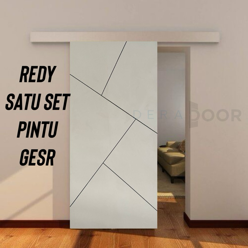 READY STOK SATU SET PINTU SLEDING | PINTU GESER KAMAR | PINTU SLEDING/GESER MURAH | PINTU KAMAR