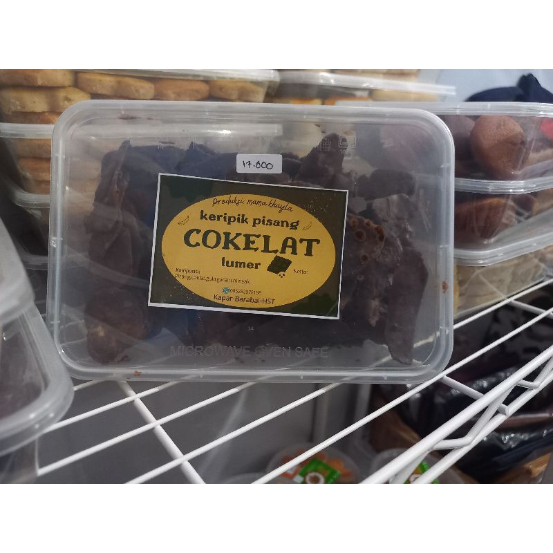 

keripik pisang coklat lumer