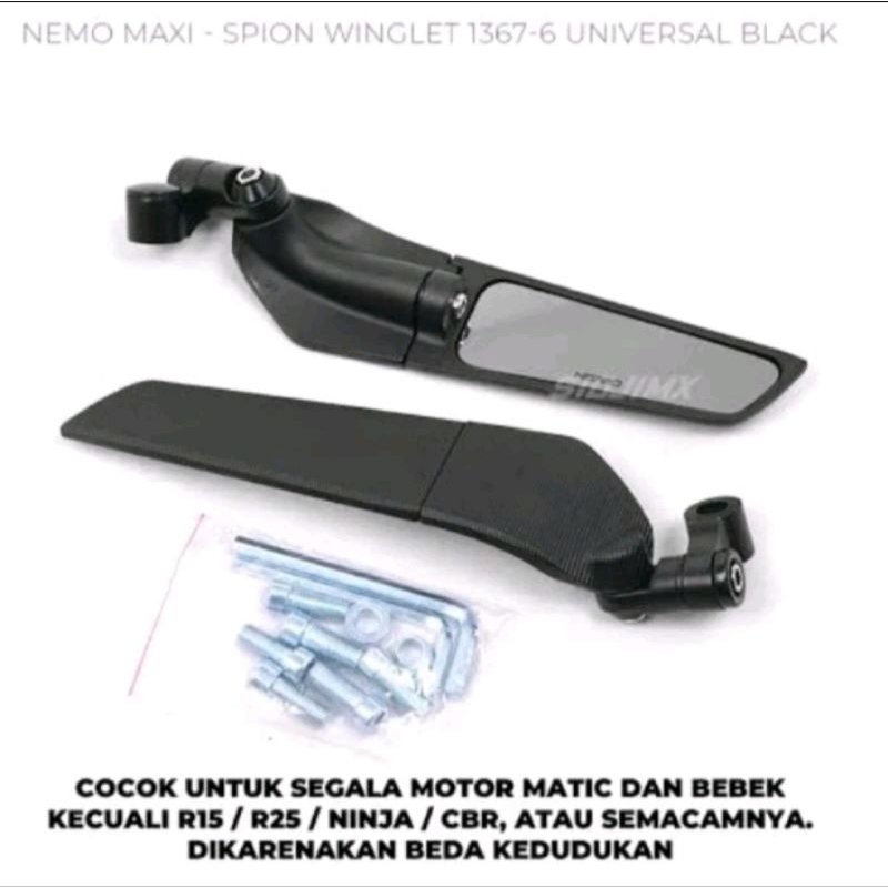 SPION WINGLET NEMO..TIPE 1367_1367B ORIGINAL NEMO 100%