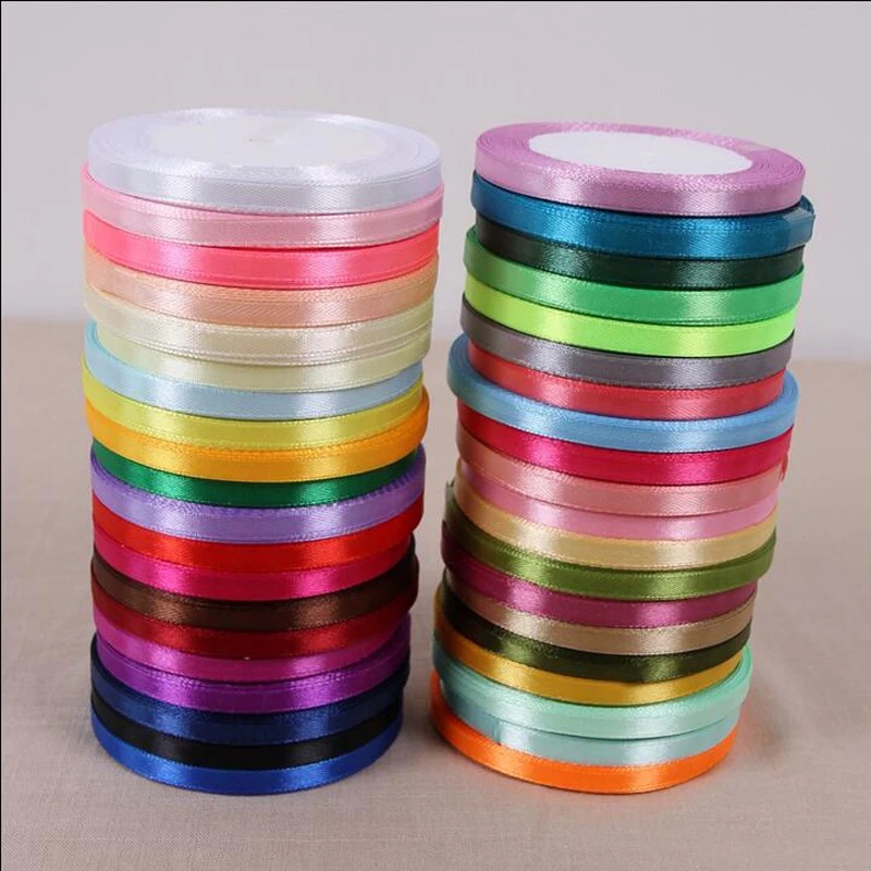 

1 METER Pita Satin lebar 1 cm ( 3/8 inchi) / Kado FLOPY METERAN hampers