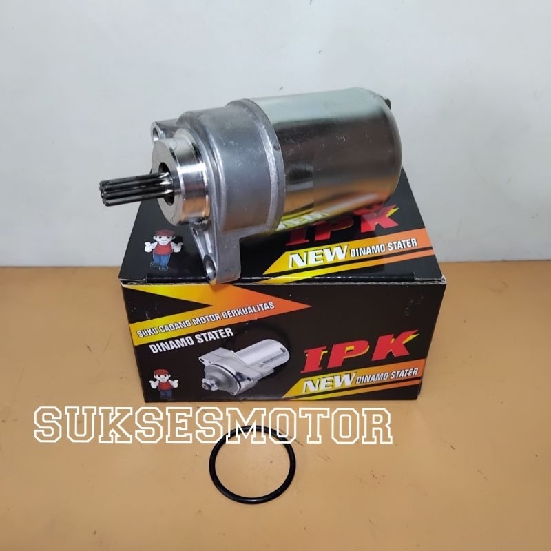 ipk dinamo starter stater assy komplit motor yamaha mio j, soul gt, m3, fino f1, X Ride 115, 125, by