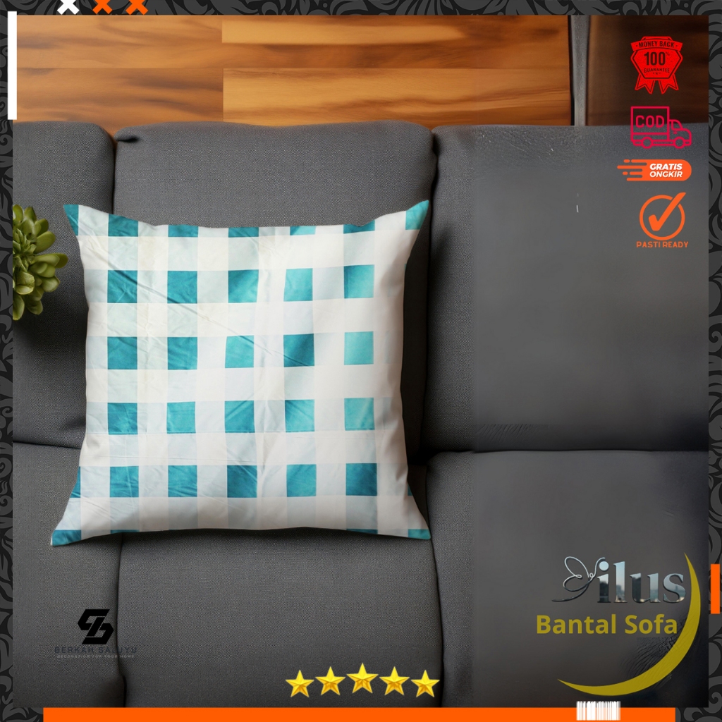 Ilus-Bantal 40x40cm Bantal Sofa Bantal Kursi