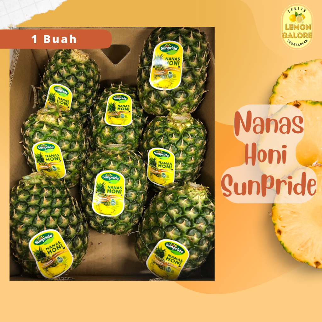 

BUAH SEGAR PREMIUM NANAS HONI SUNPRIDE JUMBO