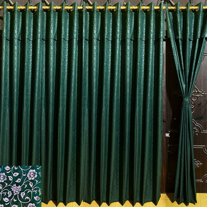 GORDEN SMOKRING  POLOS & EMBOS hijau botol pintu & jendela 3D timbul/minimalis/ring