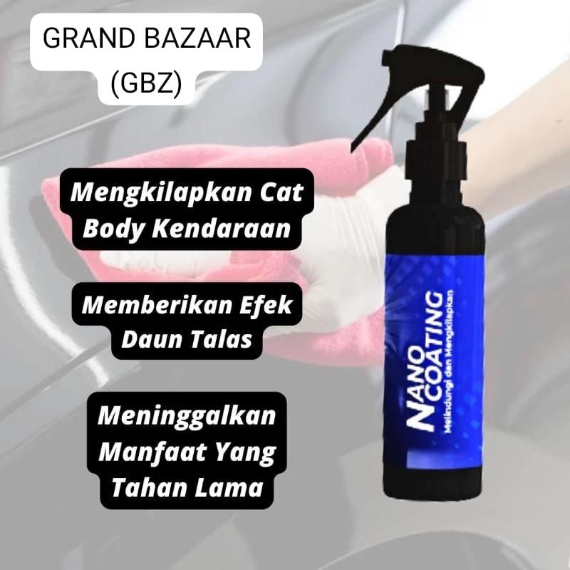COD Pengkilap Body Motor Dan Mobil | Efek Daun Talas | Semi Nano Coating (GBZ) PENGKILAP AJAIB