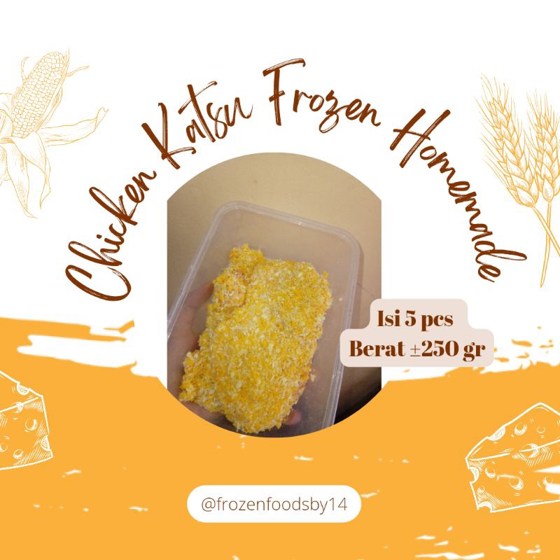 

CHICKEN KATSU FROZE ISI 5 PCS HOMEMADE