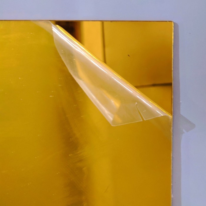 Akrilik Mirror Gold Lembaran Ukuran A4