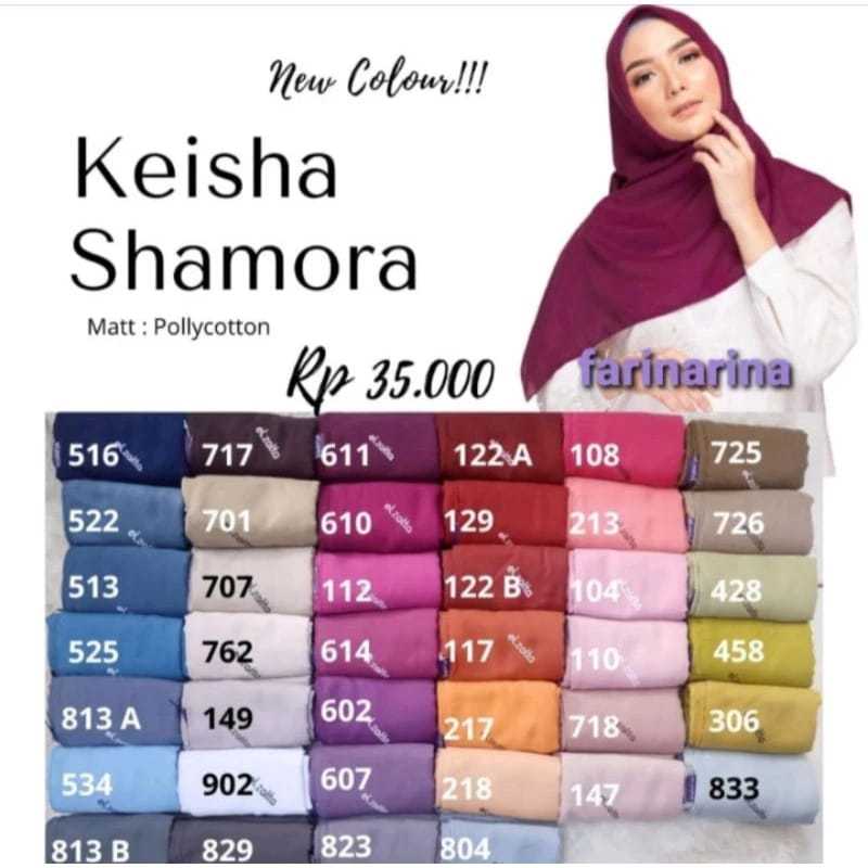 ELZATTA - KEISHA SHAMORA / JILBAB POLOS SEGI EMPAT