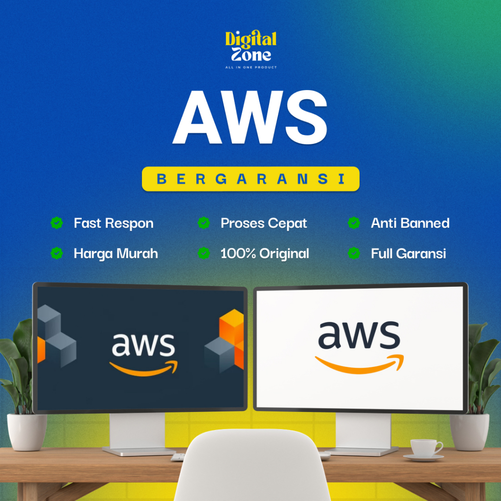 PROMOO Akun Amazon AWS Free Tier 1 Tahun Full Region MURAH