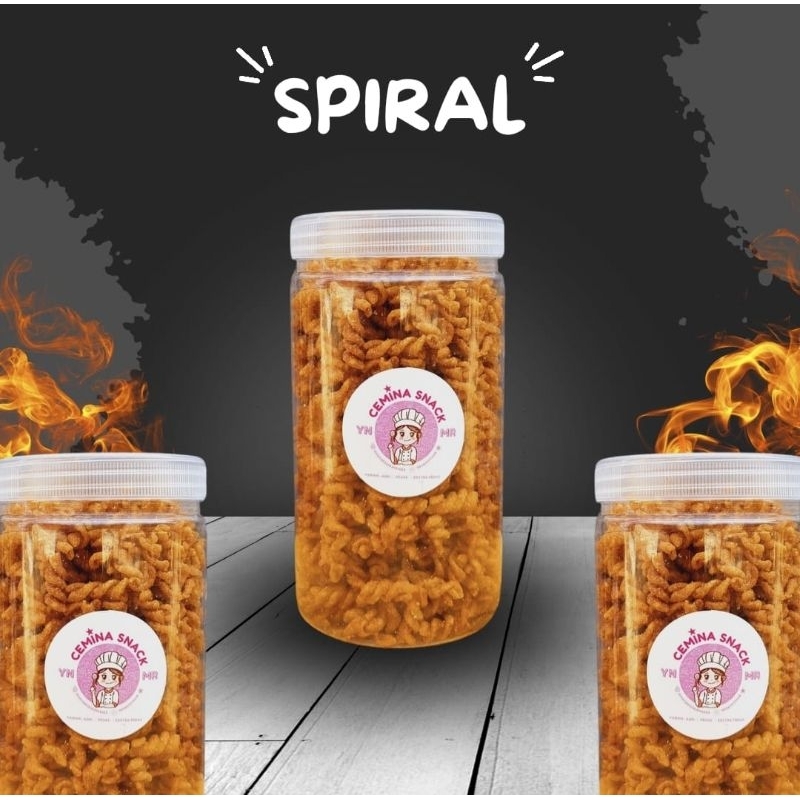 

Spiral Pedas 300-350gr Free Toples