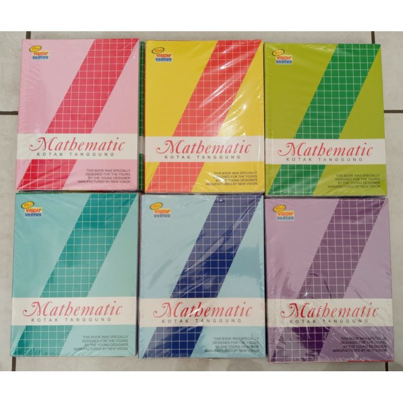 

[10PCS] BUKU KOTAK TANGGUNG VISION / BUKU KOTAK MANDARIN / BUKU KOTAK TK CEWEK COWOK