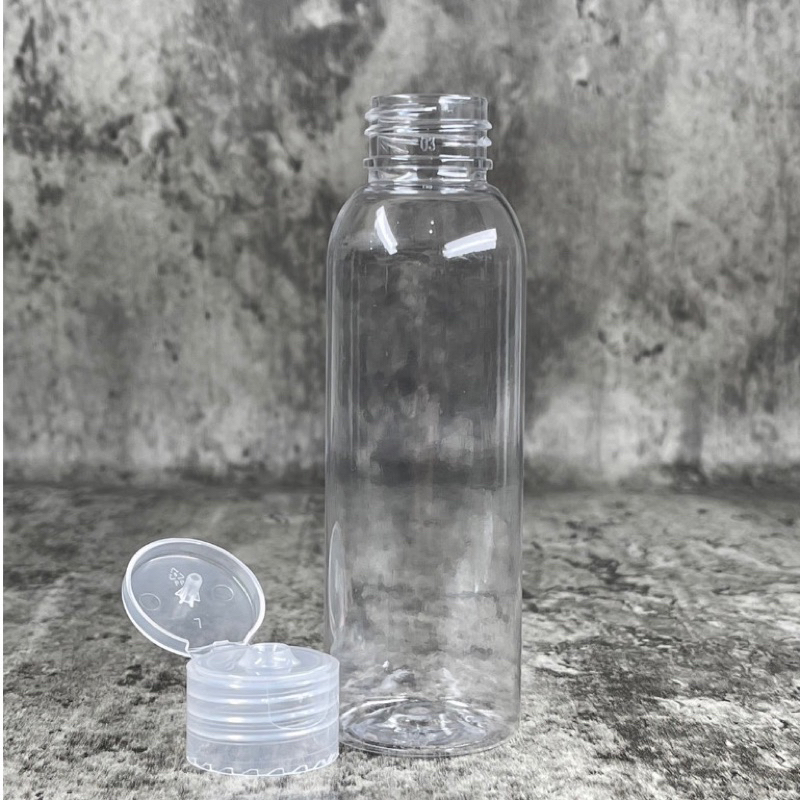 botol fliptop 100ml plastik flip top 100 ml