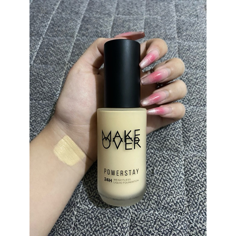 PRELOVED MAKEOVER POWERSTAY WEIGHTLESS LIQUID FOUNDATION SHADE “W12 WARM MARBLE”