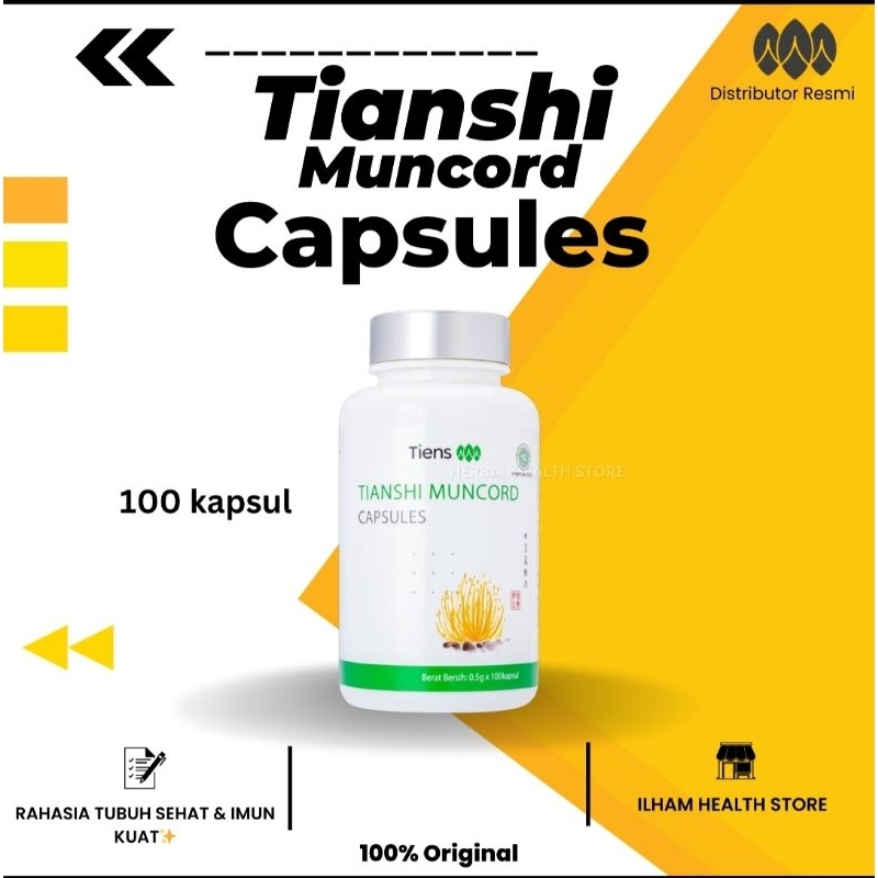 Tiens Muncord Cordycep Tiens muncord Multivitamin 100% Original Segel solusi stamina pria dan wanita