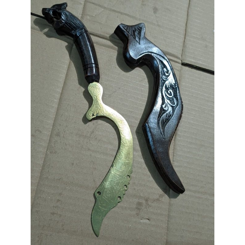 kujang kuningan jumbo/koleksi/hiasan/dll