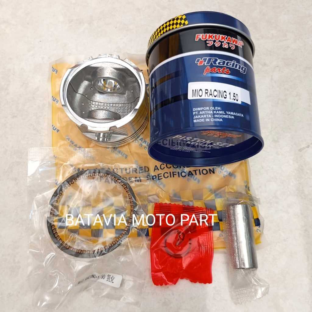 PISTON KIT RACING FUKUKAWA MIO MIO SPORTY MIO SOUL MIO FINO KARBURATOR MIO SMILE UKURAN (1.50 = 55MM