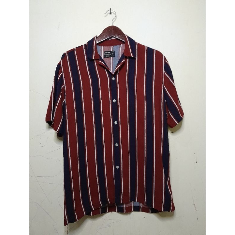 Kemeja Kent&Crew>Salur Merah Biru