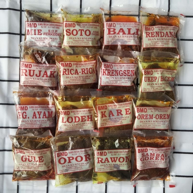 

BMD "Bumbu Masak Dian" paket 17 bumbu