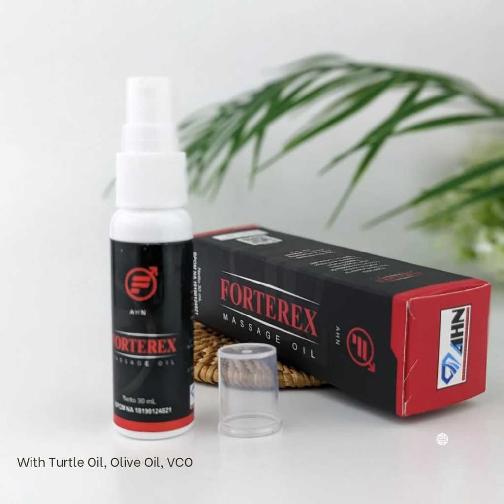 FORTEREX MASSAGE OIL ORIGINAL BPOM penambah UK sijoni