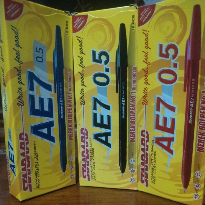 

BOLPOIN STANDARD AE 7 / MURAH / TERLARIS / KEKINIAN / 0.5mm