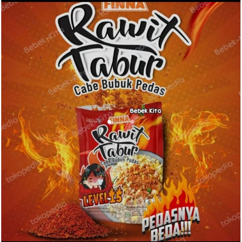 

Finna Cabe Rawit Tabur Pedas Level 15 (6gram)
