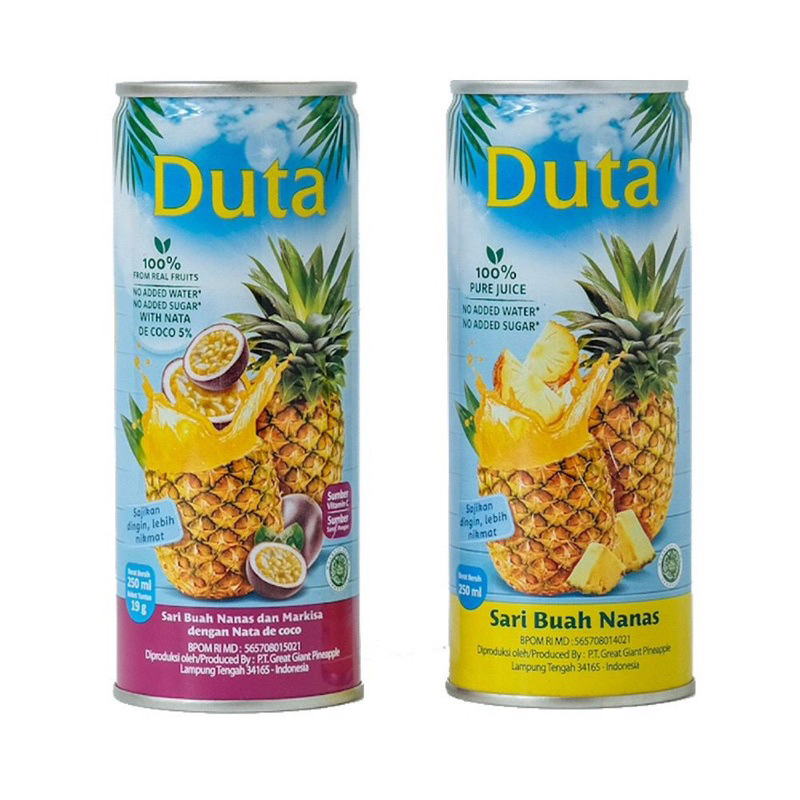 

Duta sari markisa / nanas 250 ml