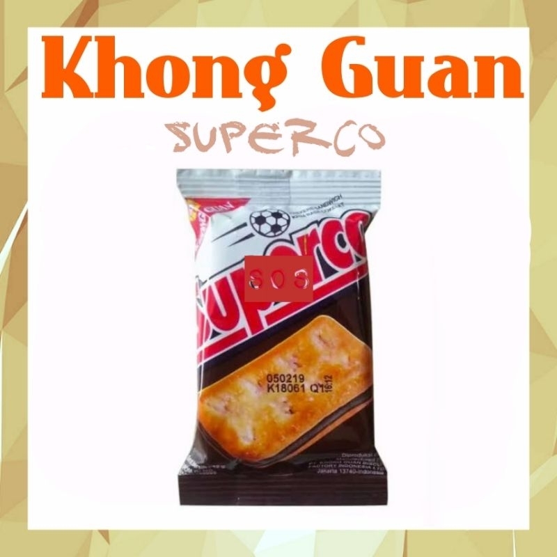 

《OS3》 Khong Guan Superco Krekers Sandwich 22 gram - BISKUIT