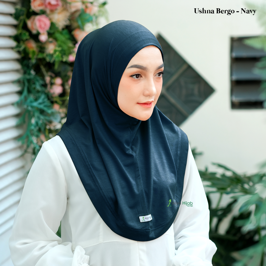 Ushna Bergo Eco spandex Alyahijab by Naja - Hijab Sport- Bergo Alyahijab