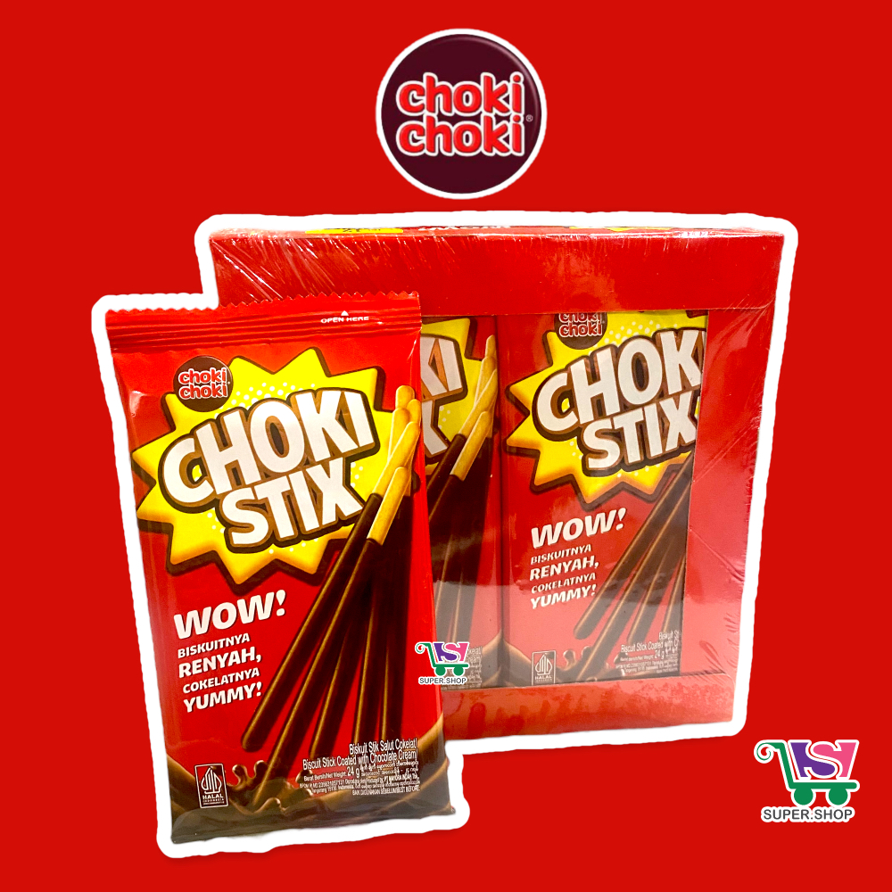 

Choki Choki Stix Biskuit Cokelat (isi 12pcs)