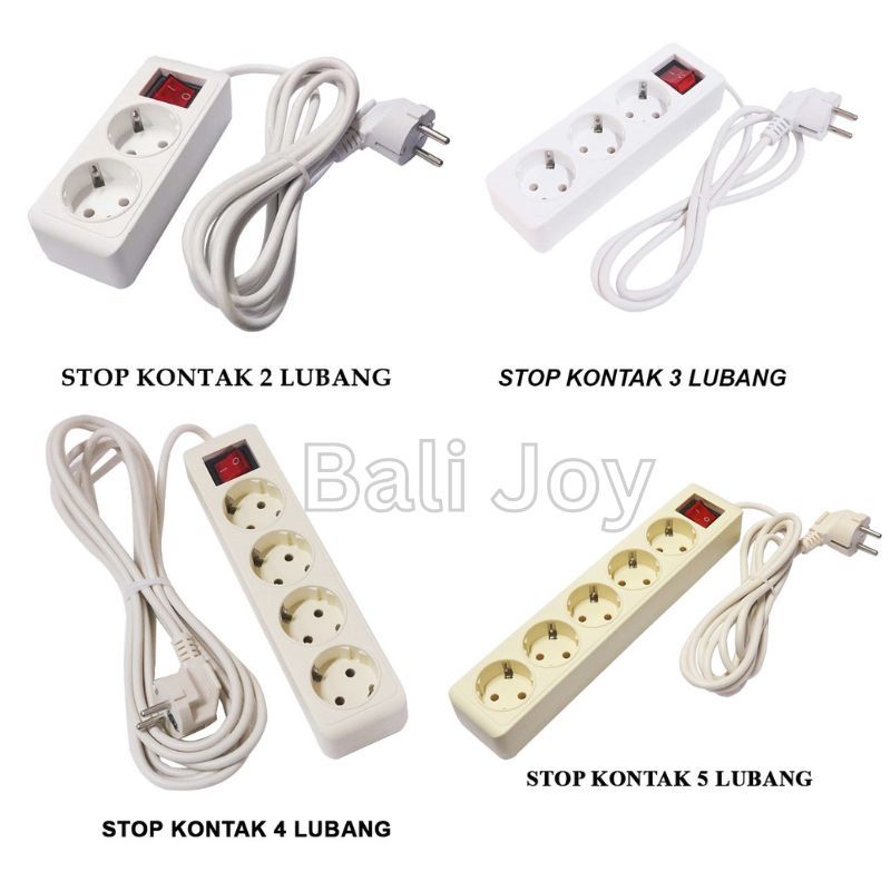 Stop kontak colokan kabel listrik - STOPKONTAK - OLER LISTRIK - KABEL TAMBAHAN LISTRIK - SOCKET -  S