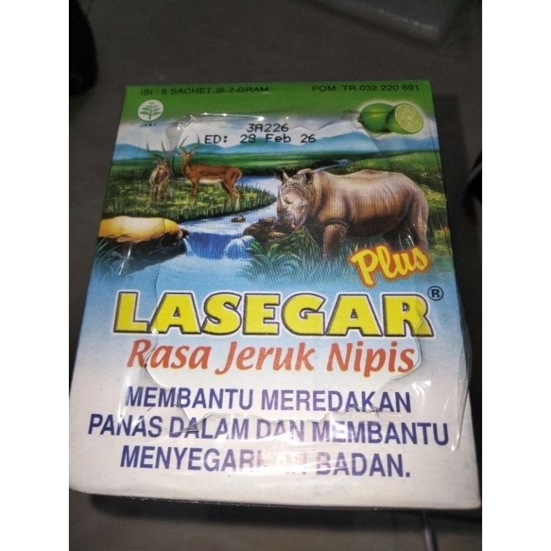 

Lasegar Box isi 6 sachet