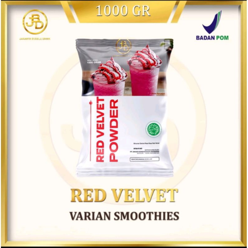 

Bubuk Minuman Premium Red Velvet - Jakarta Bubble Drink | BPOM & HALAL